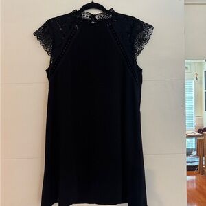 Zara Black Lace Mini Dress